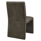 Modway Emory Vegan Leather Dining Side Chair - Mushroom-7