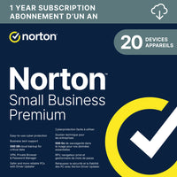 Norton Small Business Premium Business Cybersecurity with Antivirus - 20 Devices - 1 Year Subscription [Download]-Valid email address must be provided at checkout