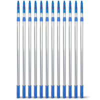 Gritt Commercial 6' Telescopic Pole - Aluminum, Adjustable - 3.5 - 6' length - 12 Pack-Versatile functionality with adjustable length from 3.5 to 6'