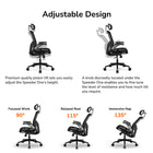 COUGAR Speeder One Mesh Reclining & Tilting Chair - White-TÜV Certified: The Speeder One complies with BIFMA safety and durability standards, ensuring a reliable and safe experience