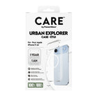 PanzerGlass CARE Clear Urban Explorer MagSafe Case for iPhone 17 Air - White Ring-Enhanced camera protection. MagSafe compatible