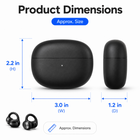 Rwan Clip Open-Ear Earbuds - Black-7