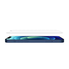 Belkin iPhone 12/iPhone 12 Pro Screen Protector - Tempered Glass - Antimicrobial-Treated - Clear-Our Tempered Glass protector provides edge to edge protection without compromising case compatibility with 2.5D edge technology. It is engineered in Japan using a chemical strengthening process to enhance durability and overall quality. 
