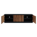 Modway Holden 63" TV Stand - Black Walnut-Assembly Required