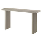 Hudson&Canal Soren 55"W Console Table - Alder White-Tabletop features a weight capacity of 50 lbs