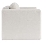 Modway Visible Boucle Fabric Armchair - Ivory-Non-Marking Foot Pads