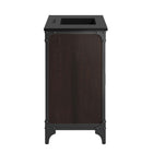 Modway Steamforge 36" Bathroom Vanity - Black-8" Centerset Holes