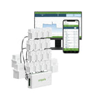 Emporia Vue 3 Smart 3-Phase Home Energy Monitor with 16 50A Circuit Level Sensors-Installs inside most residential electrical circuit panels using clamp on sensors and is designed for simple integration with home electrical systems, panels that only provide access to busbars may not be compatible so the electrical panel should be inspected before installation