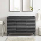 Modway Render 48" Double Sink Compatible Bathroom Vanity Cabinet - Charcoal-MDF and Particleboard