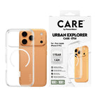 PanzerGlass CARE Clear Urban Explorer MagSafe Case for iPhone 17 Pro - White Ring-A phenomenal protection and the strongest case ever, slim yet strong