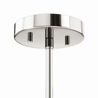 Modway Rekindle 6-Light Chandelier - Polished Nickel-Requires 6 E12 60W Lightbulbs (Not Included)