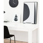 Gry Mattr Wall Clock - Black-Quartz movement