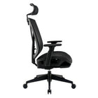 TygerClaw High Back Mesh Office Chair with Retractable Footrest-Lean back and secure the chair at your preferred angle for working or resting
