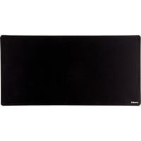 Fellowes Breyta Desk Mat - Black-Spacious desk mat protects against dirt and scratches and creates a glare free work surface