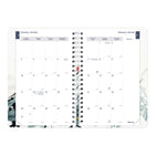 Blueline 2027 Essential Weekly/Monthly Planner with Twin-Wire Binding - 8" x 5" - Dramatic Floral - Bilingual-Ruled space for each day of the week