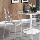 Modway Casper Dining Armchair - Clear-Stackable