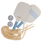 Gry Mattr Pickleball Set - 2 Rackets & 2 Balls-Comes with a reusable cotton mesh bag for convenient storage and transport