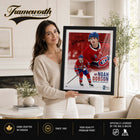 Frameworth Noah Dobson Canadiens Portrait Collage - Framed Print - 16" W x 20" L-Finished size approximately 16 inches by 20 inches. arrives ready to hang with mounting hardware included