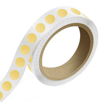 JAM Paper Standard Label Rolls - Scallop Shaped - 1 5/8 x 1 5/8 - Gold Metallic Foil - 125 Labels/Roll-Colour: Durable Gold Shiny Foil | Make your mail stand out with colourful shipping address labels.