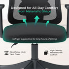 MotionGrey MC3 Ergonomic High Back Office Chair with Adjustable Armrests - Black-7
