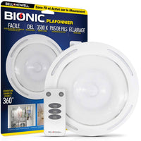 Bell+Howell Bionic Wireless Super Bright LED Ceiling Light with Remote-Wireless spotlight: avoid the fuss of cables and costly installations, the bell plus howell ceiling light is completely wireless and perfect for use in living rooms, bedrooms, kitchen, garages, hallways, closets and anywhere around the home with zero installation needed
