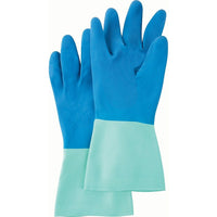 Mapa Professional Protector Gloves, Size Medium/7/7.5, 13" L, Nitrile/Rubber Latex, Flock-Lined Inner Lining, 28 mil - 36 Pack-Cuff Style Straight