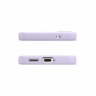 Avana Velvet Case Compatible with MagSafe for Galaxy S25 - Lavender-Microfiber lining