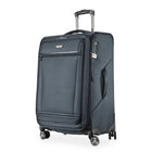 Ricardo Beverly Hills Avalon Softside 24" Medium Upright Check-In Spinner - Storm Blue-Water-repellent finish — Helps resist moisture and protect packed contents.