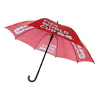 FIFA WORLD CUP 2026 Umbrella - Red-Design & Color: Features a dominant vibrant red canopy aligned with the official branding of the tournament