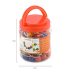 The Original Toy Company Lacing Beads - Set of 95-Educational Fun: Lacing Beads isn't just fun – it's educational too! As children thread beads onto cords, they engage in early math concepts like counting and sorting, as well as pattern recognition and sequencing, making learning enjoyable and hands-on