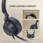 Yealink UH42 Headset - For Phone & Computer - Microsoft Teams - Black-Speaker frequency response range: 20Hz-20kHz
