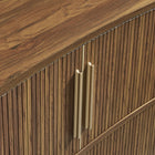 Modway Radcliffe 63" Curved Fluted Sideboard Buffet Cabinet - Walnut-9