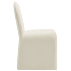 Modway Junia Boucle Upholstered Arch Armless Dining Chair - Cream-7