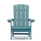 Backyard Lifestyles Adirondack Chair - Teal-Will Not Crack, Chip, Rust, or Peel.