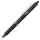 Pilot Frixion Clicker Erasable Gel Ink Pens, Roller Ball Point, Retractable, Refillable, 0.7mm, Black, 2 Pack (BLRT-FR7-BK)-Black