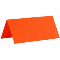 JAM Paper Printable Place Cards - 3 3/4" x 1-3/4" - Orange Placecards - 12 Pack-Color: Brite Hue Orange / Complement any party theme and signify a special event with colorful place cards.