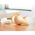 Scotch Tape Dispenser - 1" Core - Gold-Attached hub won't get lost or misplaced