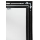 SECO Lockable Indoor/Outdoor Poster Frame Case - 11" W x 14" H - Black-Includes mounting hardware (screws and plugs) and 2 keys