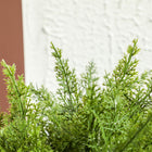 HOMCOM 21.7"H Decorative Artificial Plants for Home - Green-Material: PE, Cement 