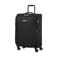 American Tourister SummerRide Expandable Spinner - Medium - Black-RightHeight pull handle offers incremental height adjustments for a highly customized fit
