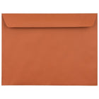 JAM Paper 9 x 12 Booklet Envelopes, Dark Orange, 100 Pack (61511366g)-Dark orange
