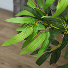 Outsunny 6' Artificial Bamboo Trees in Pot - Green - 2 Pack-Material: PE, Cement 