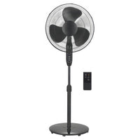 Ecohouzng Powerful Pedestal Fan with Remote – 16"-The 16" blade creates a wide, powerful breeze for large spaces