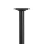 Flash Furniture 22" x 22" Restaurant Table X-Base with 3" Dia. Table Height Column-Black Powder Coated Finish