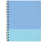 Mead 2026-27 Two-Tone Weekly/Monthly Planner - 11"x 9" - Blue - Bilingual-15 months: July 2026 - September 2027 + 3 monthly spreads of October, November and December