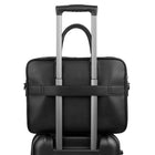 Bugatti Wellington Briefcase for Laptops up to 15.6" - Black-16" H x 10.75" L x 3.75" W