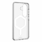 UAG Plyo Clear Cell Phone Case with Magnets for Galaxy S26 - Ice/Silver-Featherlight Composite Construction