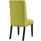 Modway Baron Fabric Dining Chair - Wheatgrass - 2 Pack-Solid Rubberwood Legs