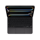 Apple Magic Keyboard for iPad Pro 11" M4 - Black - English-The keyboard includes a 14-key function row for quick access to screen brightness, volume controls, and other features, and a USB-C connector for pass-through charging