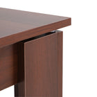 HOMCOM Modern Lift Top Coffee Table Convertible Tea Desk - Brown-Colour: Brown Wood Grain